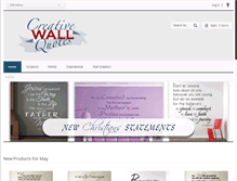Tablet Screenshot of creativewallquotes.com